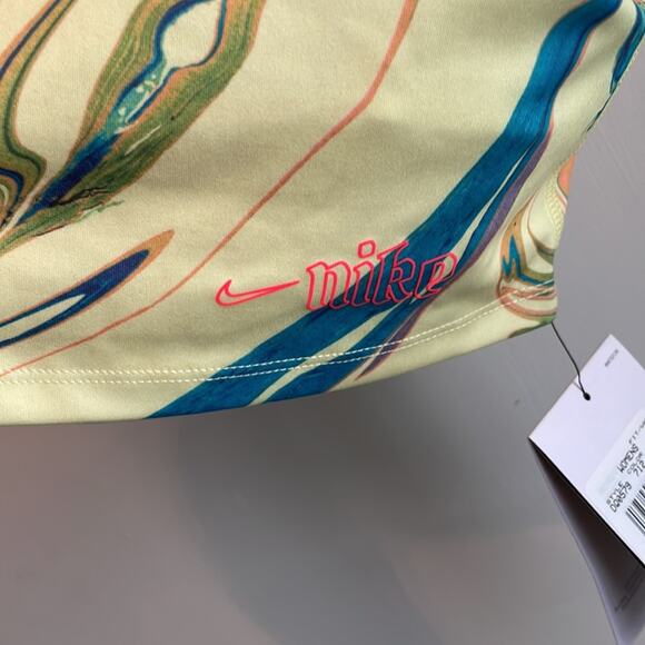 Nike Sportswear Air Cropped Marble Tank Top Yellow 2X - Picture 8 of 8